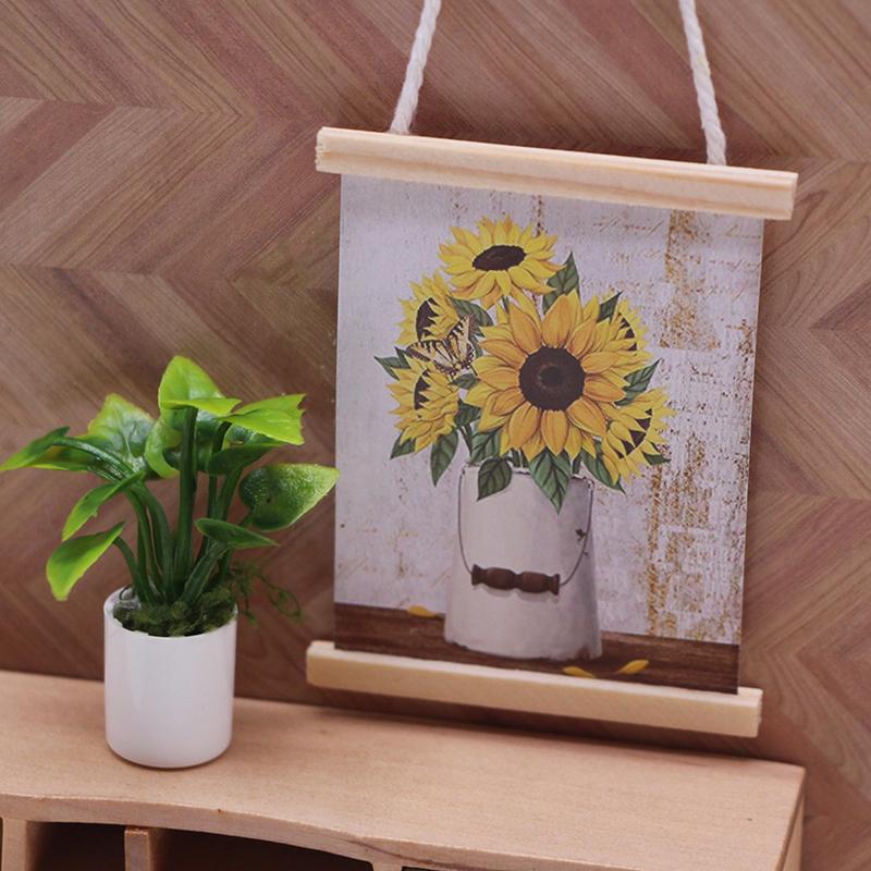 1:12 Cornice da Parete Miniatura per Casa delle Bambole Mobili Modello per la Casa Decorazione Giocattolo Accessori per Casa delle Bambole