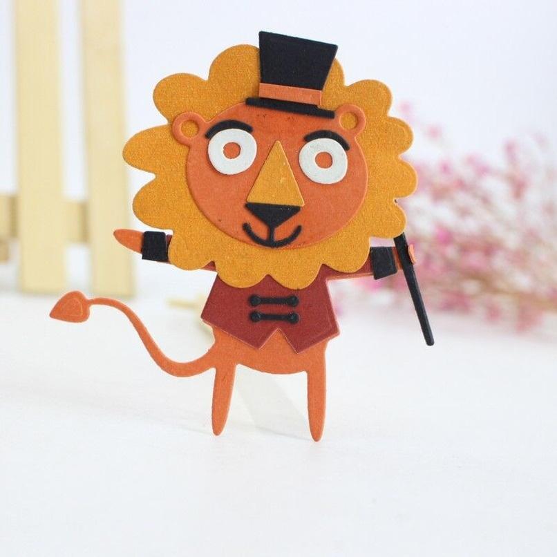 Animal Lion Cutting Dies Metal Stencil DIY Scrapbooking Album Paper Card Embossing Craft Die Cut
