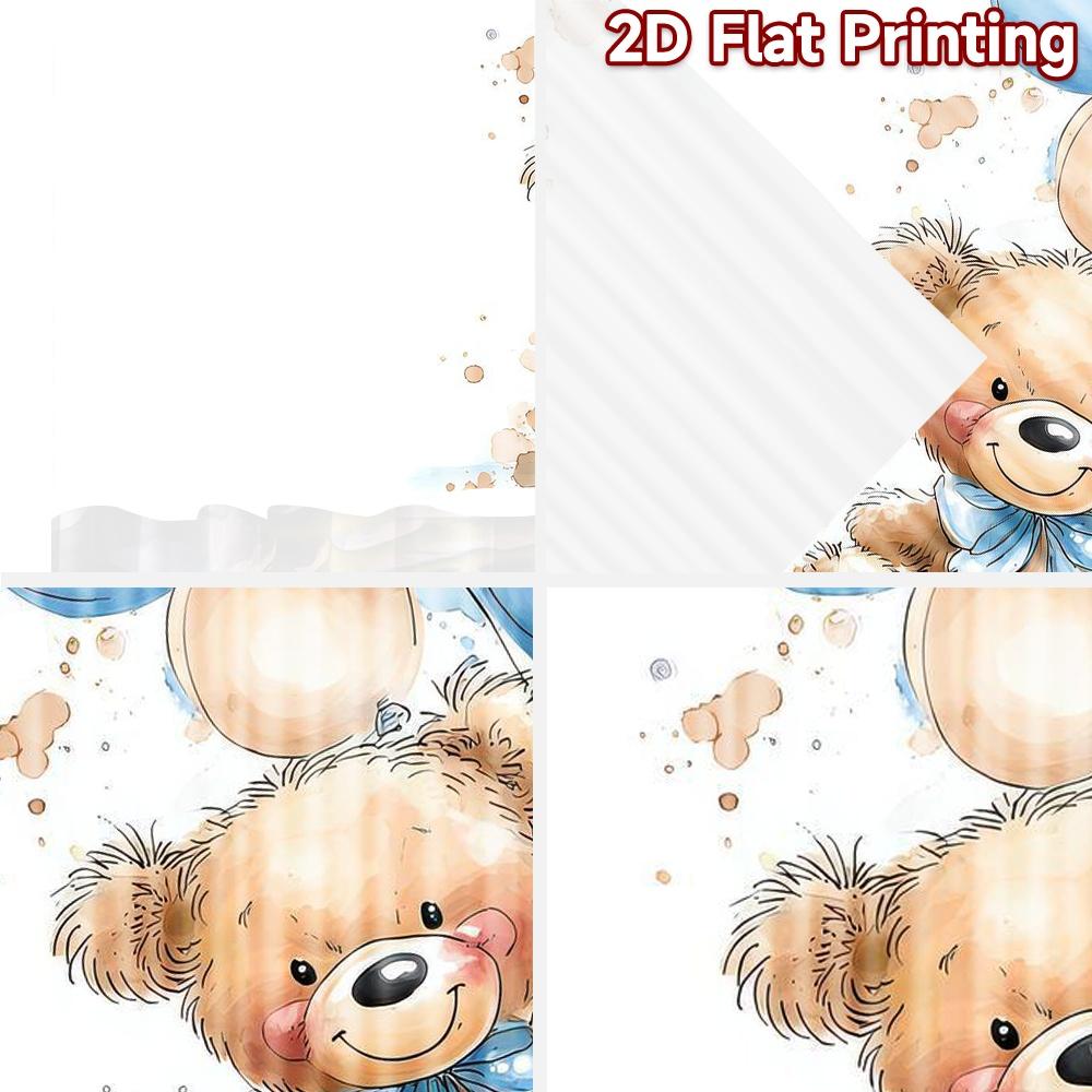 2D Flat Photography Backdrop Photography Backdrop Birthday with Balloons 100% Polyester Festive Wall Decor for Suitable for