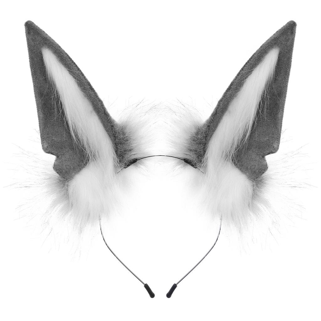 Halloween Simulated Plush Animal Ears Headband Jackal Ears Comic Exhibition Party Props Anubis Dress Up
