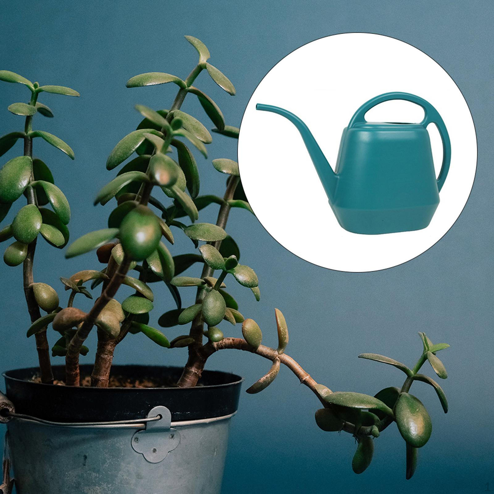 4000ml Large Capacity Plastic Garden Long Mouth Watering Cans indoor Bonsai Succulents Planter Green