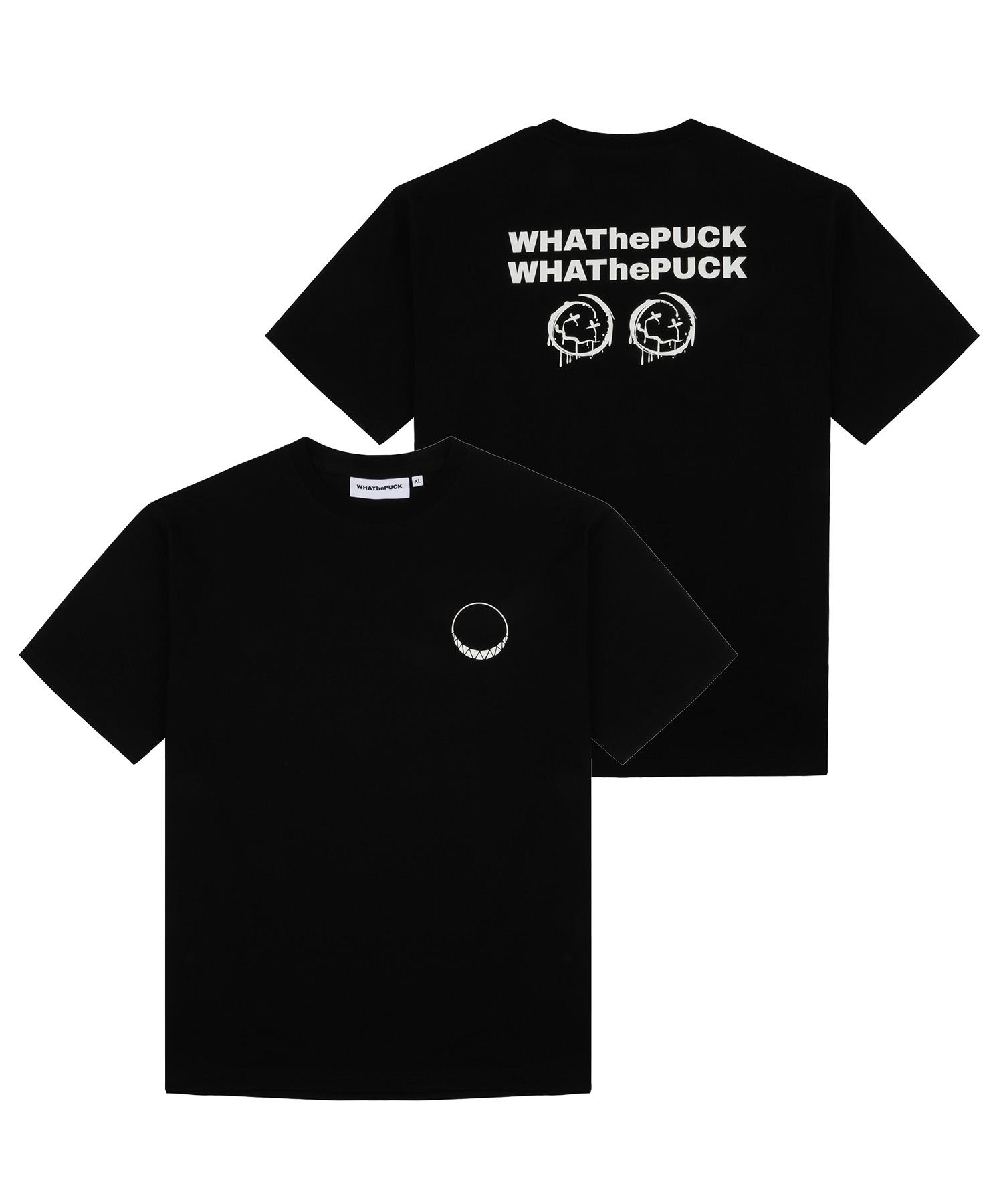 What The Fuck W Logo Smile X 2 T-Shirt Black L