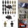 Al Doilea Război Mondial GERMAN v BRITISH Soldați + Arme Mini figurine Set militar al doilea război mondial Fit Lego