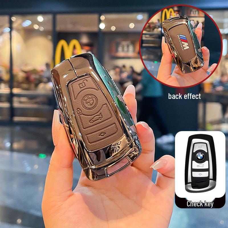 Compatible BMW Key Covers for X1/X2/X3/X4/X5/X6, 7/5/3 Series, Blade i3, and 525/325/530li Models