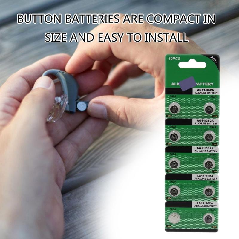 AG11 LR721 Button Cell Batteries Watch Battery Pack Durability Performances For Calculators Car Key Travel Daily Use