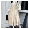 Navava Women Soft Ruffle Long Skirt Ns393