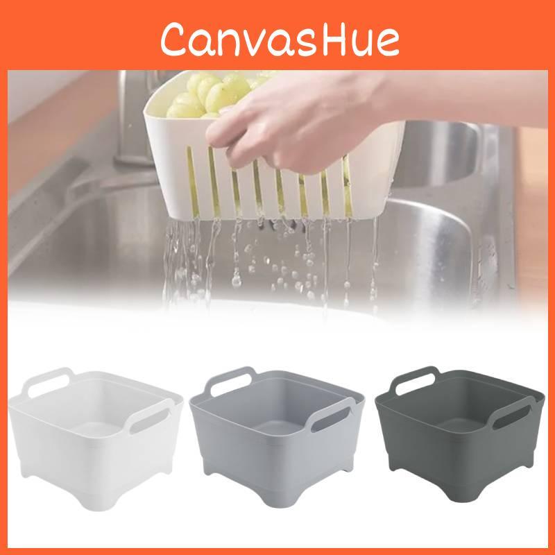 Multi-functional Kitchen Colander Basket For Fruits And Vegetables Portable And Space-saving