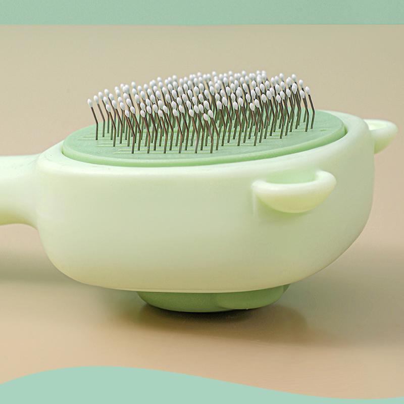 New Cat Needle Comb Bear Ear Pet Comb Hair Removal and Knot Comb Fashion Dog Cleaning Beauty Cat Comb Pet Supplies