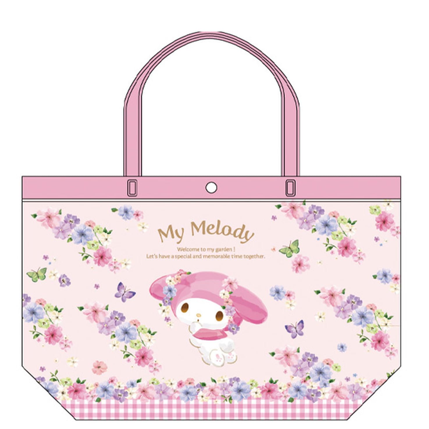 

K Company Сумка вінілова з персонажами Sanrio My Melody H27 x W42 x D12см CVB3-MM
