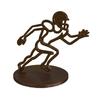 Rugby Player Statue with Round Base Plastic Athlete Table Sign Figurine Sculpture Home Office Desktop Decoration Ornament