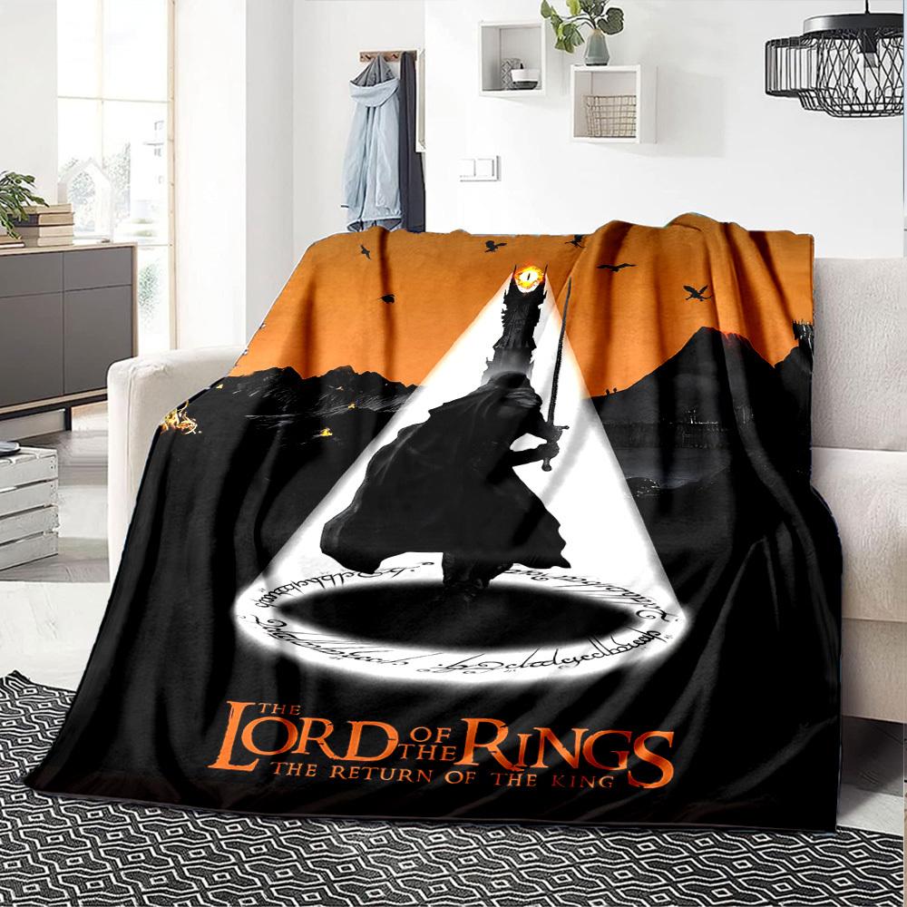 1pc The Return of the King Flannel Blanket Soft Warm Throw for Home, Office, Travel, All-Season Cozy Bedding GiftL1107