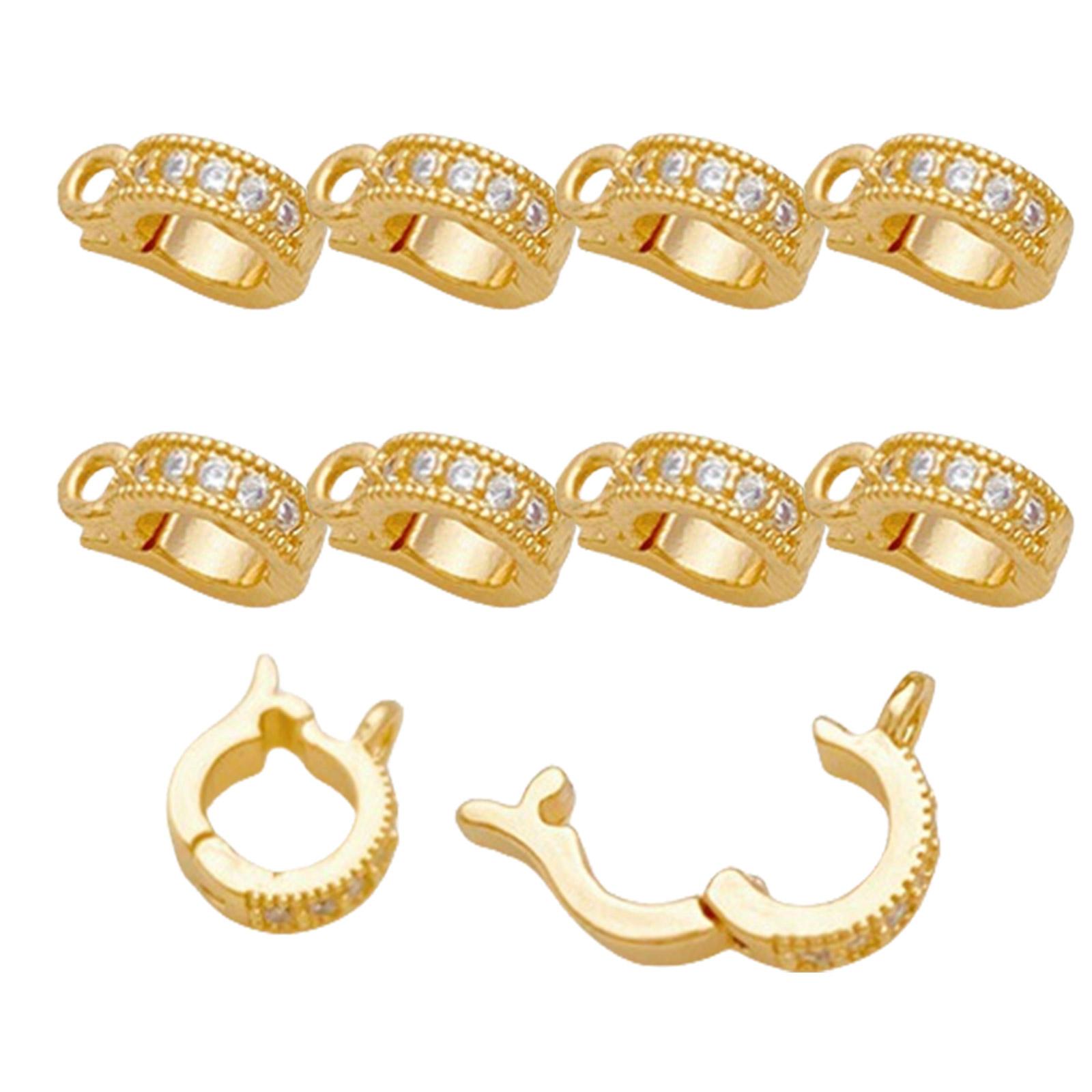 

Модные застежки-карабины для ювелирных изделий, застежки для шармов и подвесок, соединители для материалов для изготовления ювелирных изделий золотой