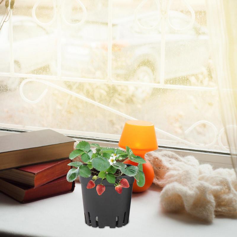 Plant Starter Pots With Drainage Holes 50Pcs/set Reusable Plant Seedling Nursery Pot For Garden Plants Vegetables