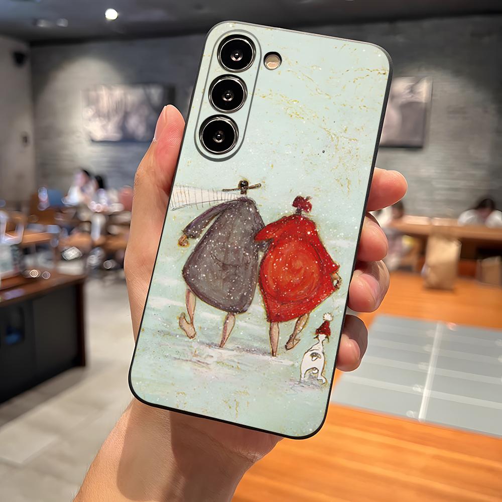

Sam Tof Phone Case For Samsung S26 S24 Ultra S25 S23 Fe S22 S20 S21 Plus A16 A54 A34 A53 Back Cover Samsung s21