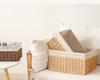 Desktop Woven Storage Basket Home Living Room Miscellaneous Storage Box Snack and Toy Storage Basket Desktop Ornament
