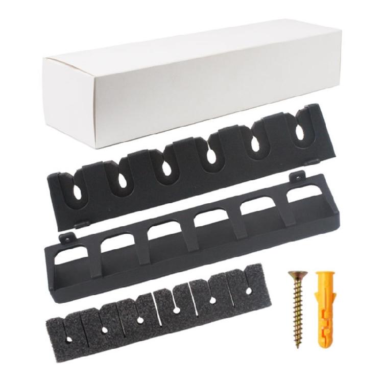 6 Rods Fishing Rod Holder Wall Mount Vertical/Horizontal Fishing Rod Holder Rack