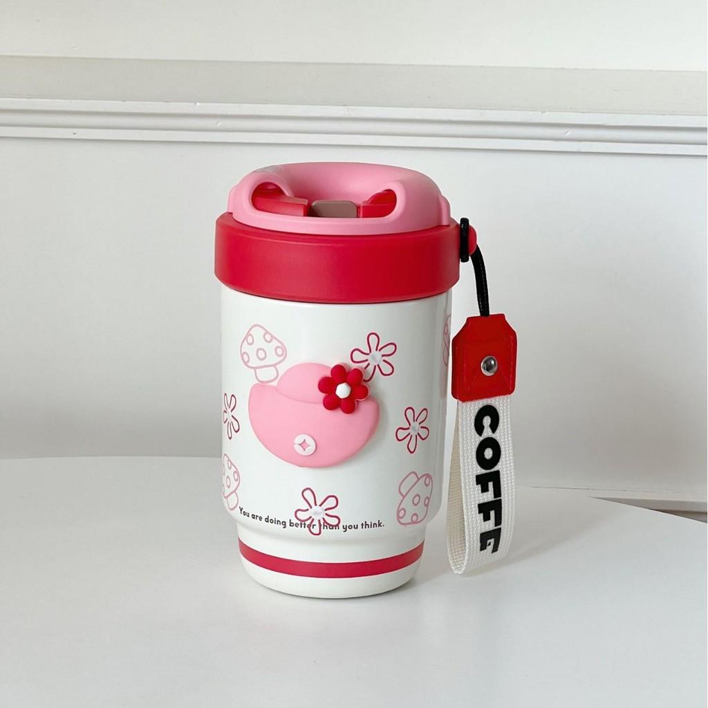 

Ceramic Inner Wall Travel Mug With Vacuum Insulation For Office Commuting And Gifts Mushroom Wealth