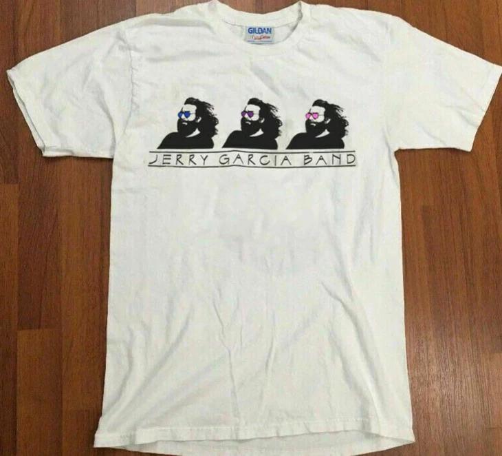 1991 Jerry Garcia Band Triple Logo Tshirt S