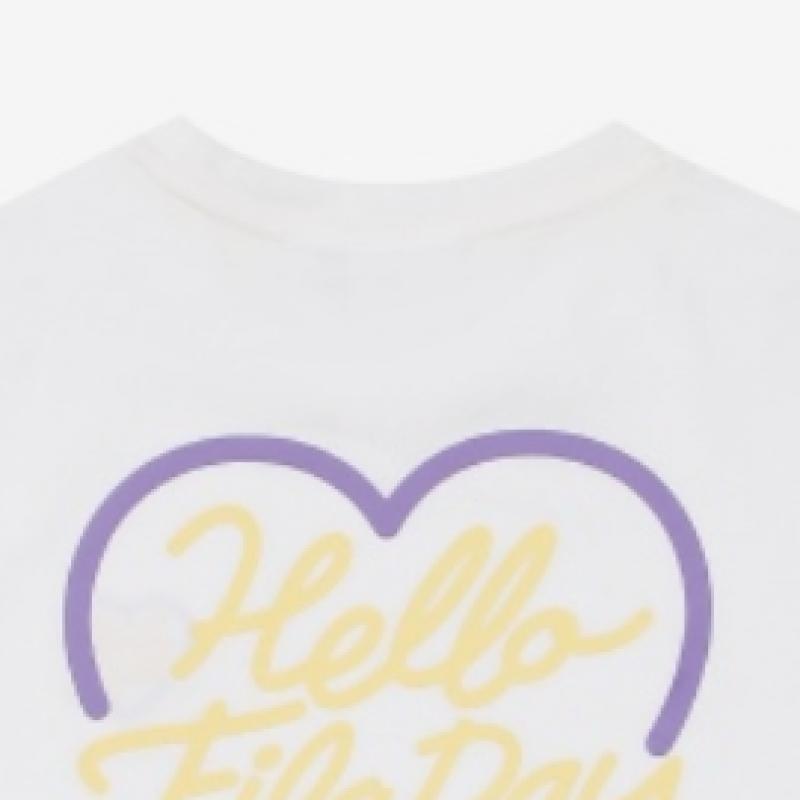 [fila Kids] HearT Series T shirT  Fk2rsf2g01f Owh  q0zFk2rsf2g01fOwh