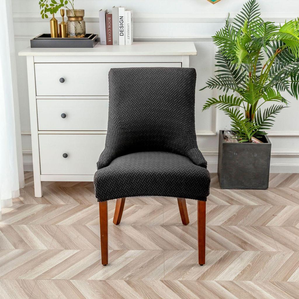 Customized 210gsm Jacquard Plaid Stretch Armchair Cover for Home or Hotel