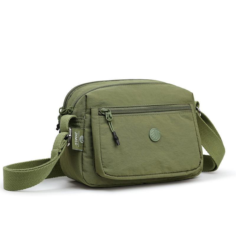 Lightweight Nylon Crossbody Bag for Women Casual Shoulder Handbag with Multi Pockets