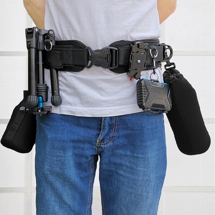 Multifunction Camera Waist Belt for DSLR Cameras, Adjustable Camera Waist Strap for Hanging Photography Accessories