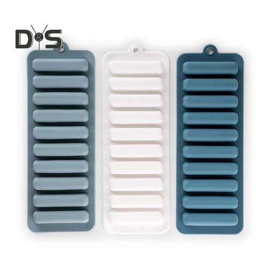 Silicone Chocolate Mold Ice Cube Tray 20ml Capacity Easy Release with Hanging Hole Homemade Crayon Candy Making Tools