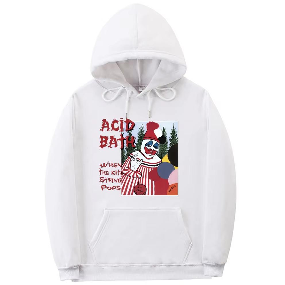 Men Women Fashion Vintage Loose Hoodies Tops Hip Hop Rock Punk Gothic Sweatshirt Acid Bath Hoodie Psychic Tv Coil Sludge Metal