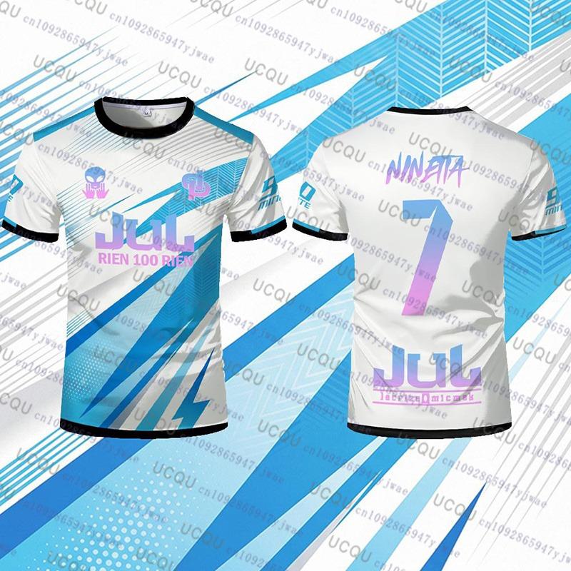 New JUL Album Jersey French Rapper Hip Hop Streetwear O Neck Short Sleeve T-shirt Men s And Women s Casual Breathable Tees L