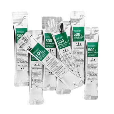 VT Reedle Shot 500 Ampolla Booster Viso Prima Applicazione Trattamento Rigenerante Intensivo per la Pelle 2ml x 16pz
