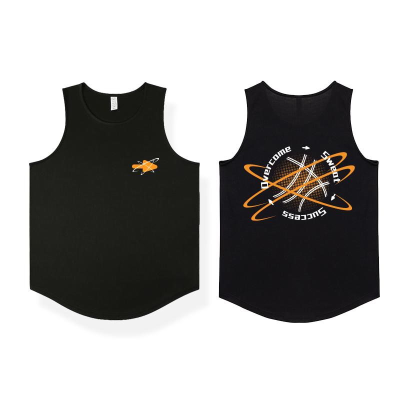 

Мужская летняя баскетбольная майка - Без рукавов, с круглым вырезом, дышащая, быстросохнущая, влагоотводящая, сетчатая фитнес-майка XXL (165-185 lbs)