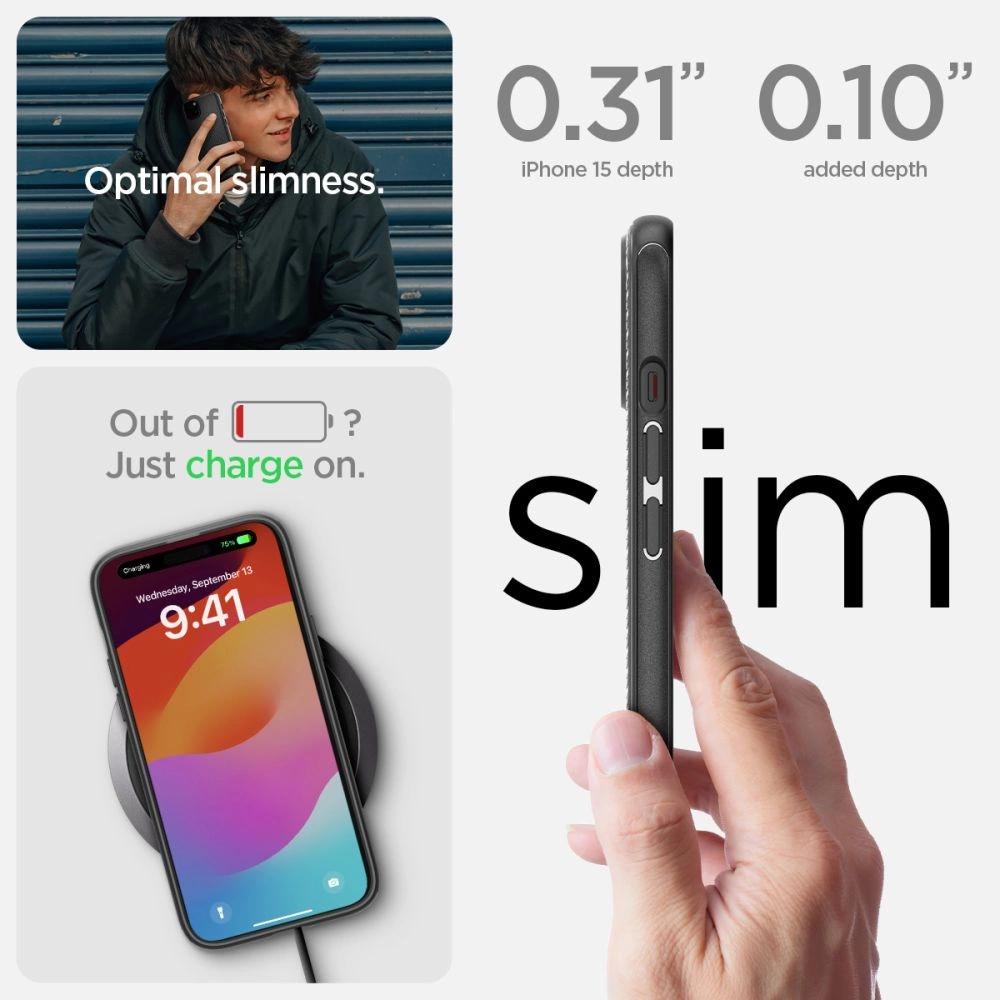 Etui Spigen Mag Armor Magsafe Na Iphone 15 - Czarny Mat