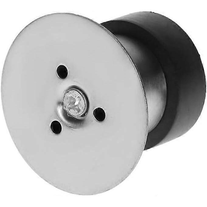 4pcs Adhesive Stainless Steel Door Stop, 1.8" Floor Mounted Door Stopper Doorstop