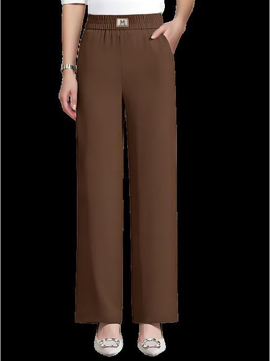

2026 Women s High-Waisted Drapey Wide-Leg Pants: New Loose Casual Long Pants for Trendy Commutes. S