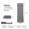 Lightweight Inflatable Sleeping Pad with Foot-Pump, 600g, Moisture-Proof Camping Nap Mat - Color L18