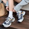 Mesh lightweight and versatile dad shoes for women 2025 autumn new breathable thick-soled outdoor sports and leisure running shoes