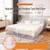 Large Dustproof Sofa and Bed Disposable Drawstring Cover with Elastic Edges