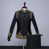 Men's Zhongshan Suit Embroidered Choir & Graduation Costume - Chinese Style