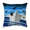 Sofa Chair Bed Living Room Decorative Pillowcase Fashion Cartoon Cute Cat Pillowcase