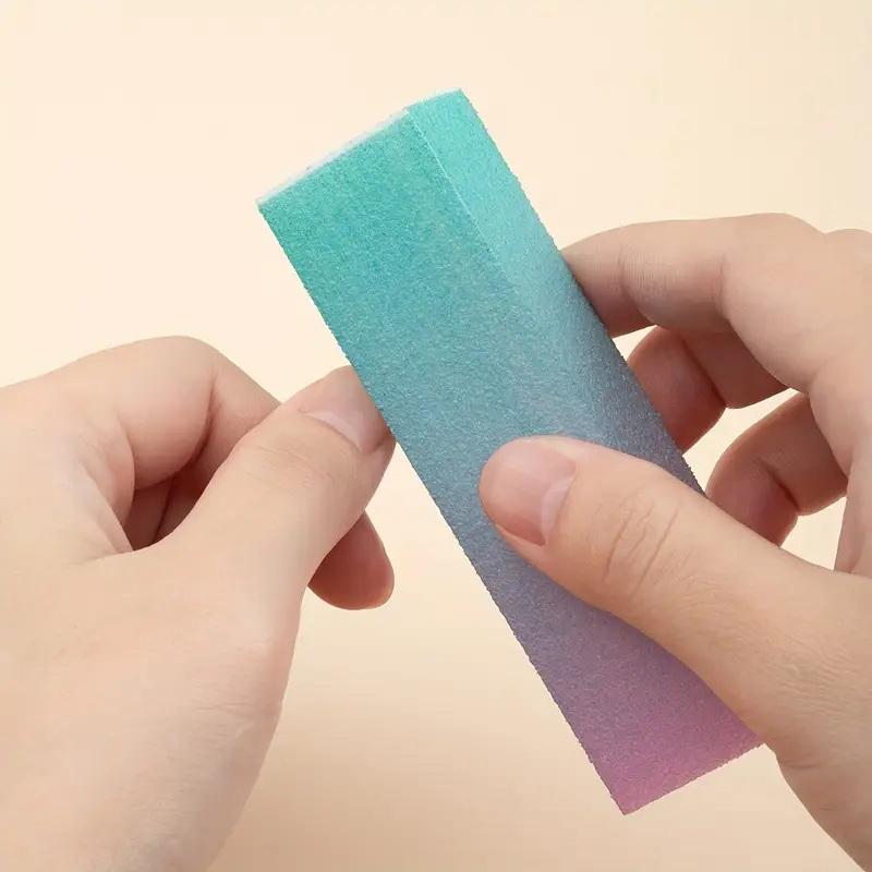5 Stuks Nail Art Buffer Schuurblok Nagelvijl Voor Pedicure Tips Manicure Verzorging Spons Buffer Gel Polish Accessoires Gereedschap