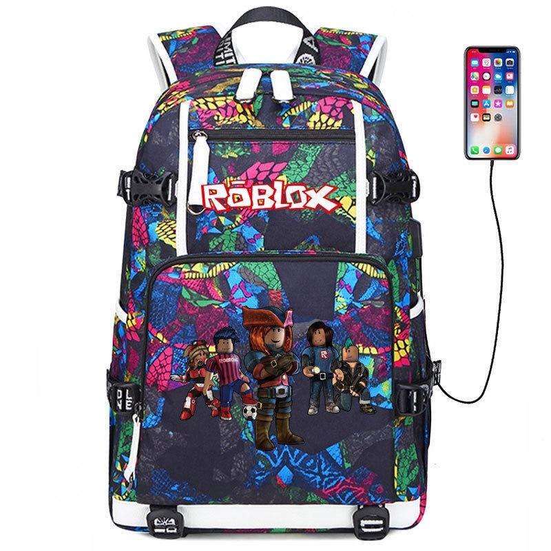 Plecak do gry Roblox Duża pojemność Chłopcy Dziewczynki Torba na wycieczkę szkolną