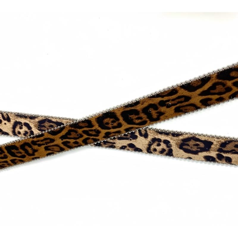 Animal Print Belt Trendsetting Leopards Wide Waistband Daily Use Waist Belt for Everyday Wear