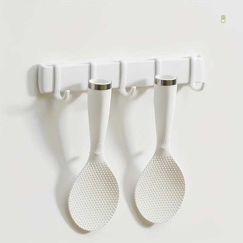 1PC Multifunctional Vertical Rice Spoon Can Stand Non-stick Rice Spatula Household Kitchen Electric Pot Plastic Rice Spoon