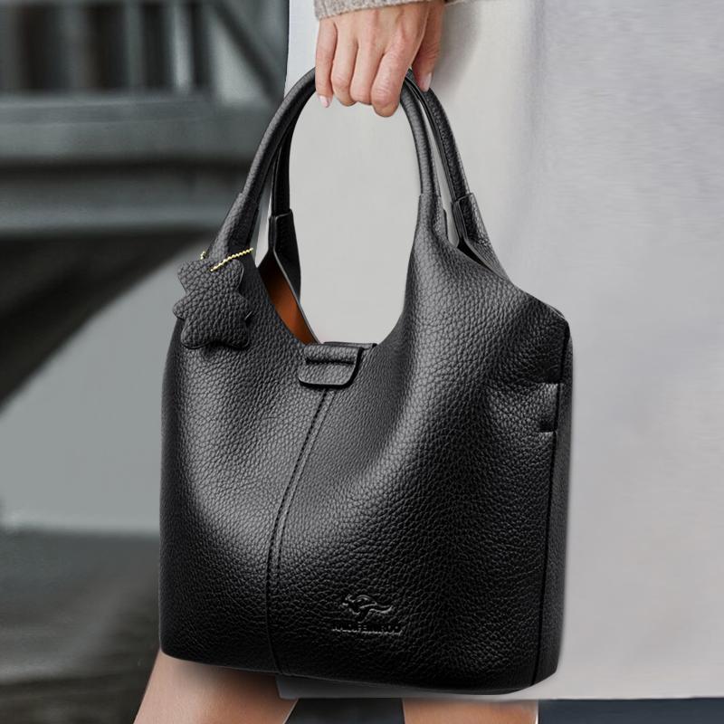 Women's vintage PU leather shoulder bag  monochromatic  simple style  feminine bag  crossbody bag