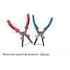8-inch Electric Welding Auxiliary Protective Pliers Carbon Steel Gas Welding Long Nose Clamping Pliers Multi-function Impact Cut