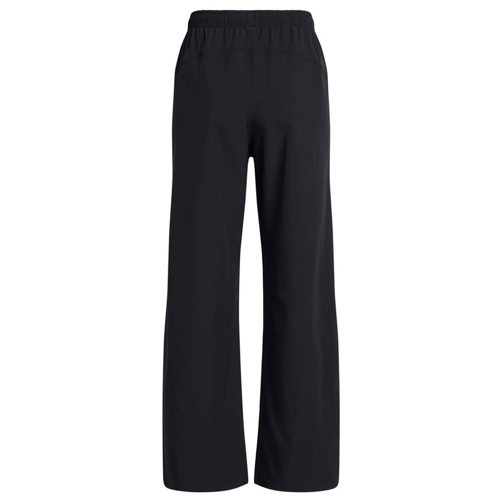 Under Armour Rival Ss25 Woven Sports Fashion Solid Color Casual Pants Women Pants Black 1386453-001