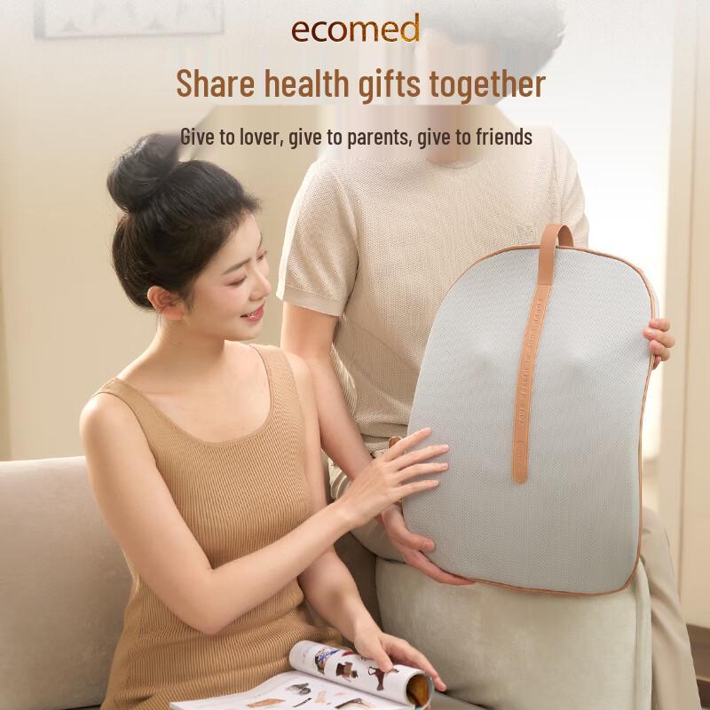 ecomed Wireless Portable Back & Neck Massage Cushion