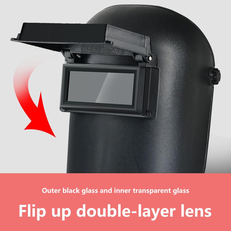 Elektrická zváračská maska na hlavu Špeciálna ochranná maska pre zvárača Zváračská maska Protiprachová zváračská maska