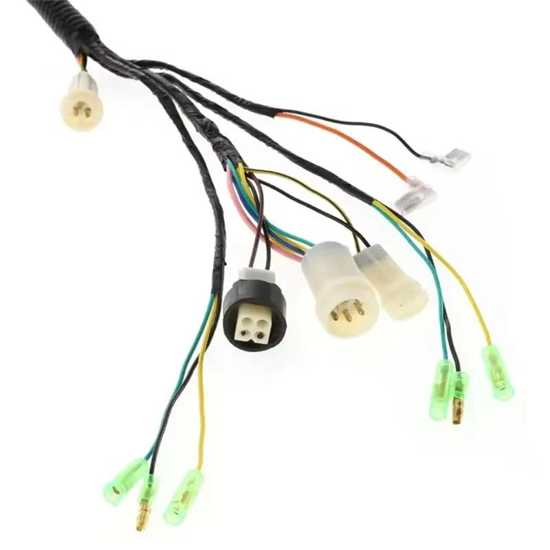Ac29-2GU-82590-10-00 Motorcycle ATV Wiring Harness Headlight/Coil/TORS/Key Hookup Wiring Harness For Banshee YFZ350
