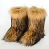 Fashion Fluffy Mid-calf Boots Winter Women Fashion Snow Boots Warm Cotton Shoes 2025 New